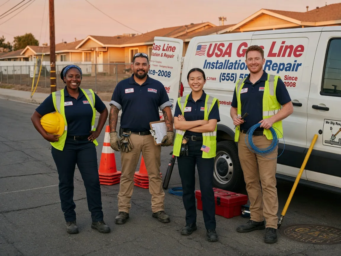 Gas Line Installation company in Lawndale, IL
